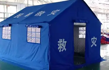 Vintraj Kotonaj Katastrofhelpaj Tendoj kun Plifortikigitaj Kadroj Nun Sendante de Pengcheng Outdoor